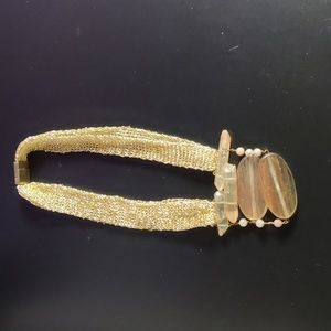 Sera Fina Gold and Pink Necklace